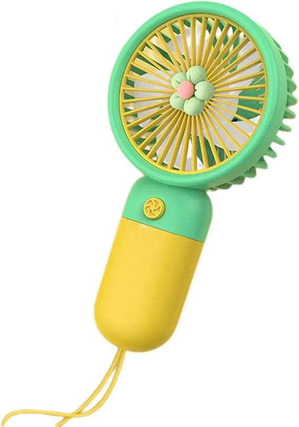 Portable Handheld Fan | Quiet USB Rechargeable Fan