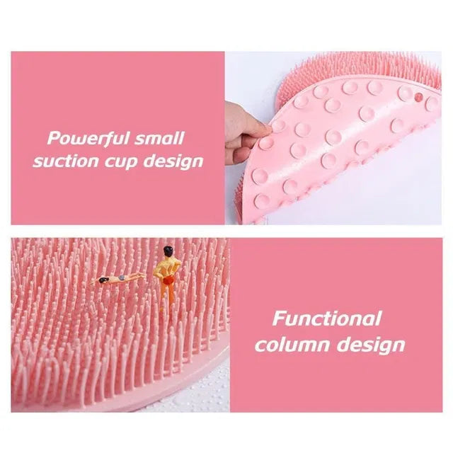 Reusable Silicone Scrubber for Bath & Home Cleaning