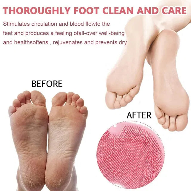 Reusable Silicone Scrubber for Bath & Home Cleaning