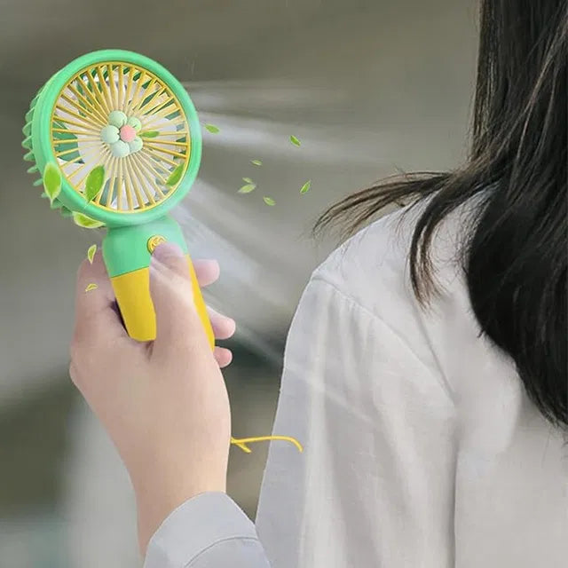 Portable Handheld Fan | Quiet USB Rechargeable Fan